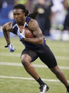 Sammy Watkins performs at the NFL Combine. Photo creds: USAToday