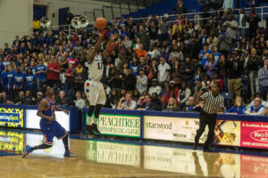 Courtesy: Chris Shattuck Devonta White releases a three to send the game to overtime